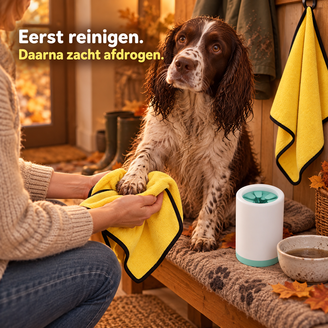 Restipaw® Pootjesreiniger | Minder modder, meer gemak