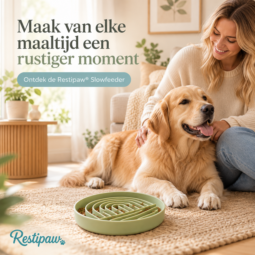 Restipaw® Slowfeeder | Van schrokken naar rustiger eten