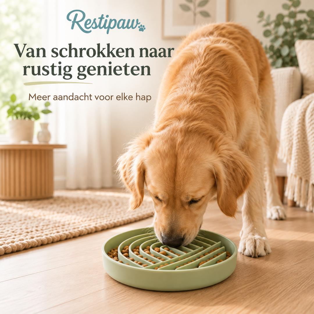 Restipaw® Slowfeeder | Van schrokken naar rustiger eten