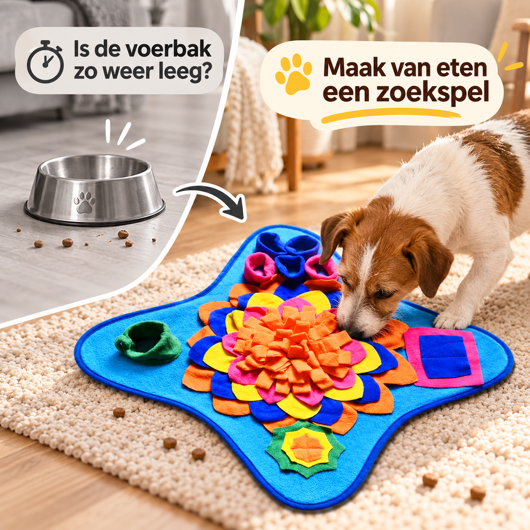 Restipaw® Verrijkende Snuffelmat | Snuffelen, zoeken en ontdekken