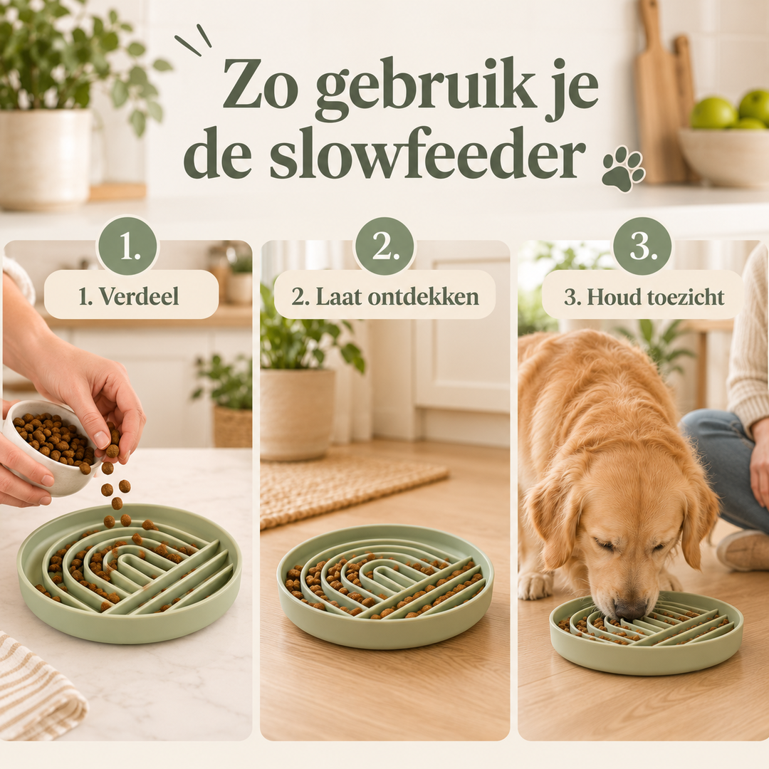 Restipaw® Slowfeeder | Van schrokken naar rustiger eten