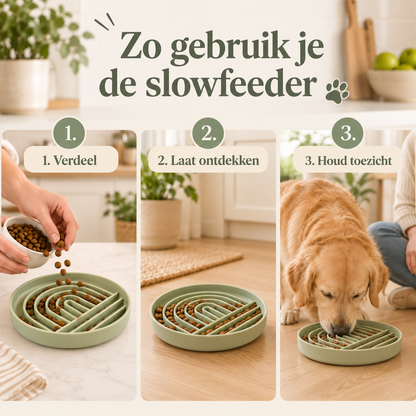 Restipaw® Slowfeeder | Van schrokken naar rustiger eten
