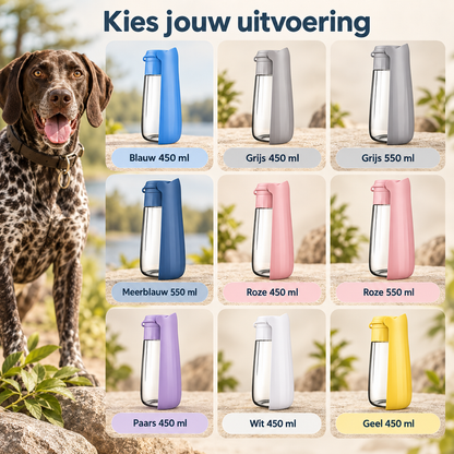 Restipaw® Drinkfles voor Honden | Geen gedoe met losse drinkkommen