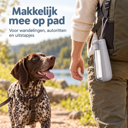 Restipaw® Drinkfles voor Honden | Geen gedoe met losse drinkkommen