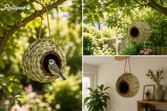 Restipaw® Gevlochten Vogelnestje | Een beschut plekje om te rusten